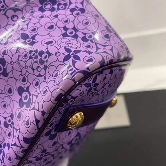 Louis Vuitton Takashi Murakami Purple Cosmic Tote Bag (140256) - Picture 3 of 13